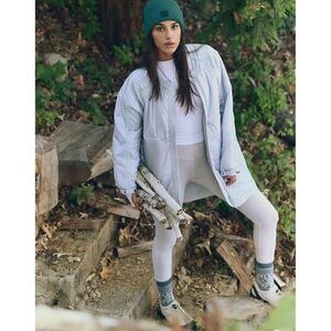 Free People Light As a Feather Packable Tunic Liner Jacket Size XL